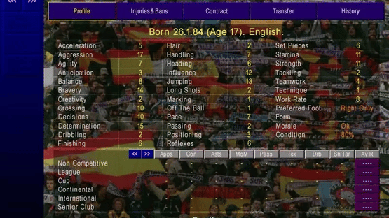 Championship Manager: Season 01/02 Screenshot