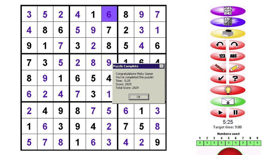 25,000 Sudoku Puzzles Screenshot