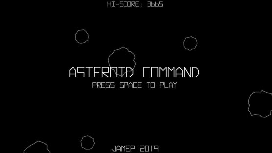 Asteroid Command Screenshot