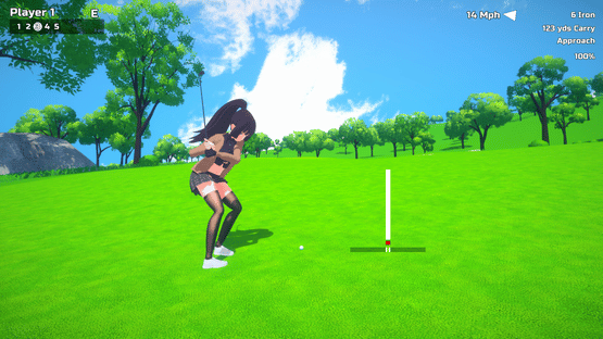 Endless Anime Golf Screenshot