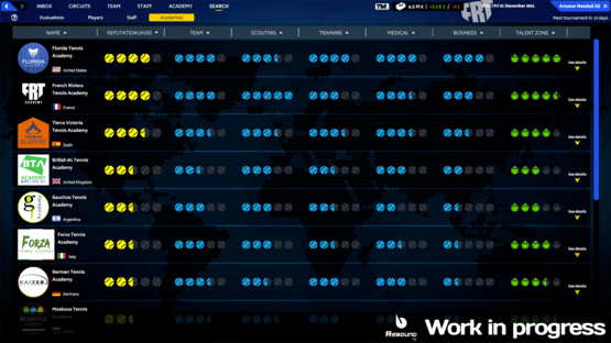 Tennis Manager 2023 Screenshot