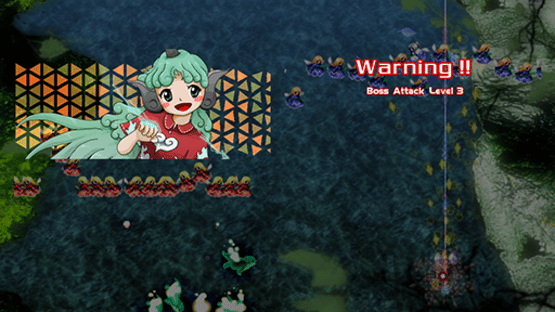 Touhou Juuouen: Unfinished Dream of All Living Ghost. Screenshot