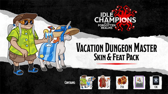 Idle Champions: Vacation Dungeon Master Skin & Feat Pack Screenshot