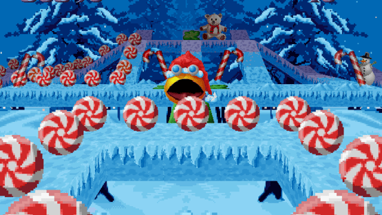 3D Maze Man: Adventures in Winter Wonderland Screenshot