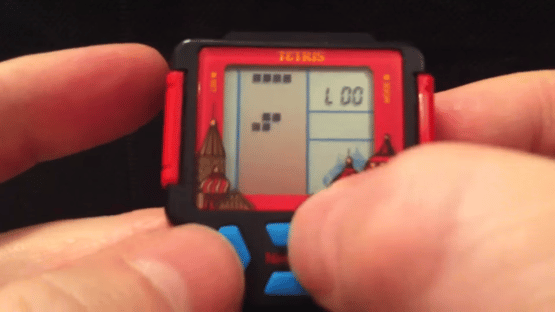 Tetris Game Watch Screenshot