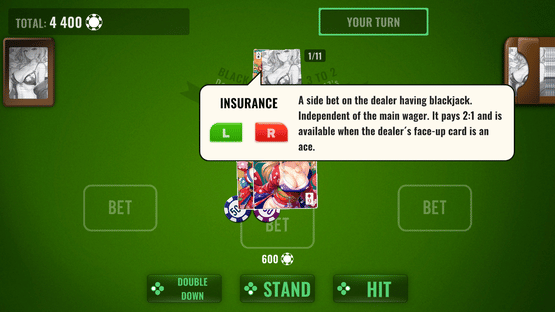 BlackJack Waifu Tour Screenshot