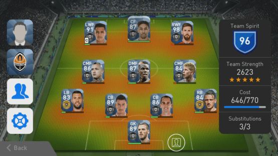 PES 2018 Mobile Screenshot