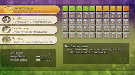 Puzzle by Nikoli W Numberlink screenshot 2