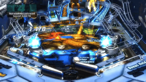 Pinball FX2: Fantastic Four Table Screenshot