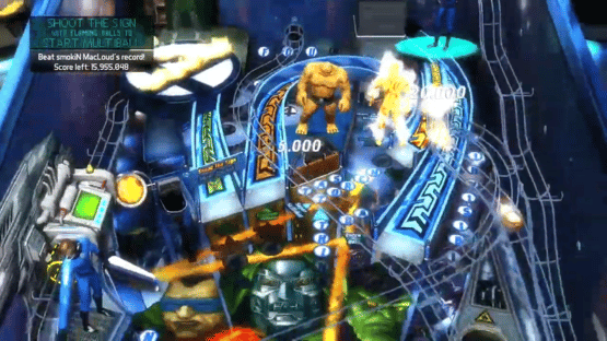 Pinball FX2: Fantastic Four Table Screenshot