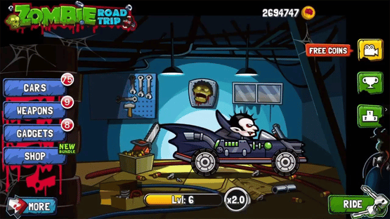 Zombie Road Trip Screenshot