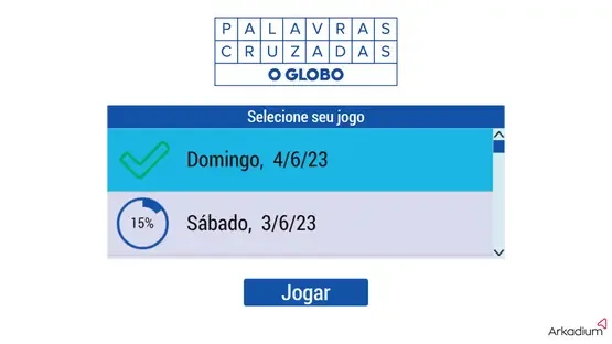 Palavras Cruzadas: O Globo screenshot 2