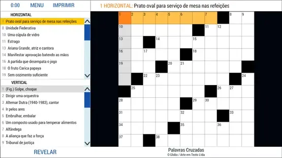Palavras Cruzadas: O Globo screenshot 1