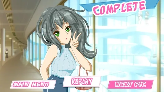 Anime Beauty Girl Puzzle: Love Game History Adventure screenshot 2