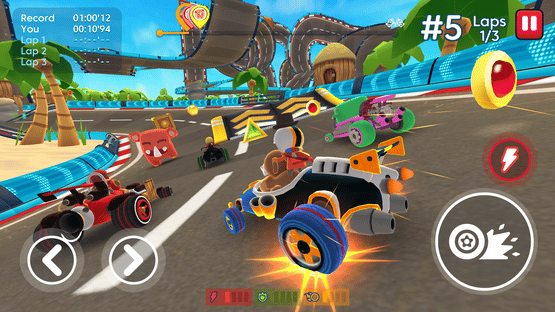 Starlit On Wheels: Super Kart Screenshot