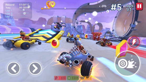 Starlit On Wheels: Super Kart Screenshot