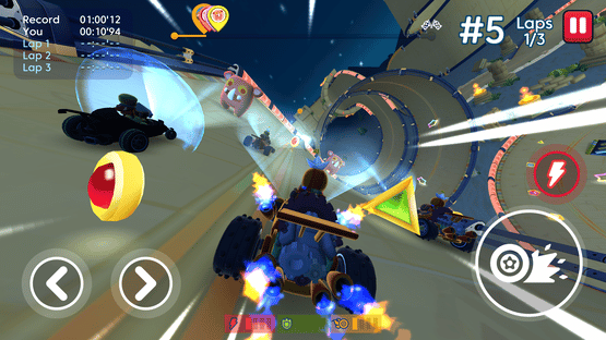 Starlit On Wheels: Super Kart Screenshot