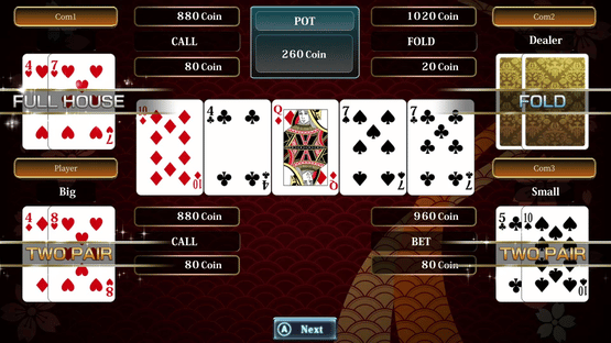 The Card Perfect Collection Plus: Texas Hold 'em, Solitaire and Others Screenshot