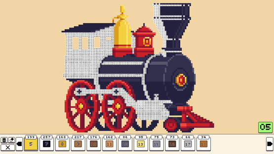Coloring Pixels: Transport Pack Screenshot