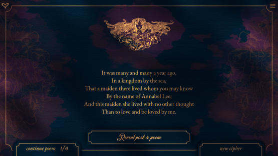 Poems & Codes Screenshot