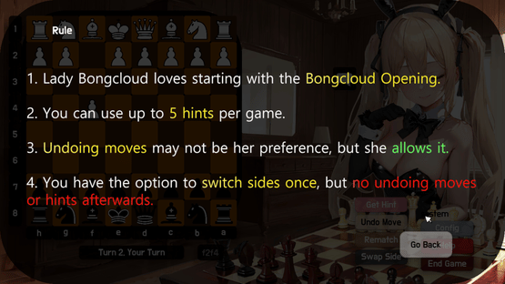 Play Chess with Lady Bongcloud Screenshot