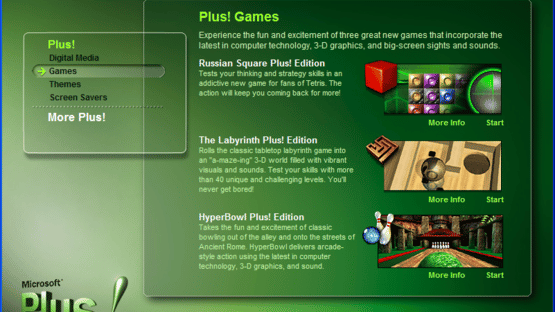 Microsoft Plus! for Windows XP Screenshot