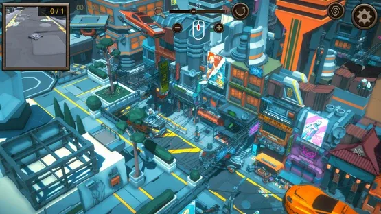 Hidden SciFi City Top-Down 3D screenshot 4