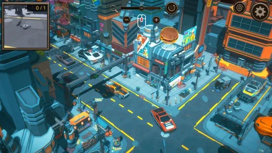 Hidden SciFi City Top-Down 3D screenshot 5