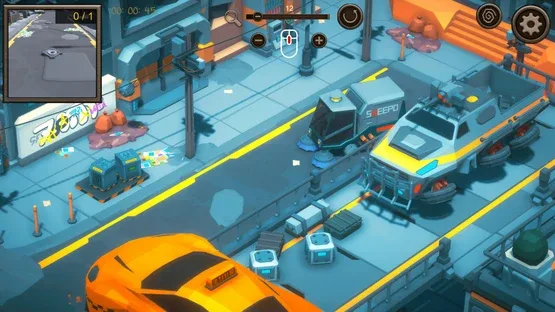 Hidden SciFi City Top-Down 3D screenshot 3