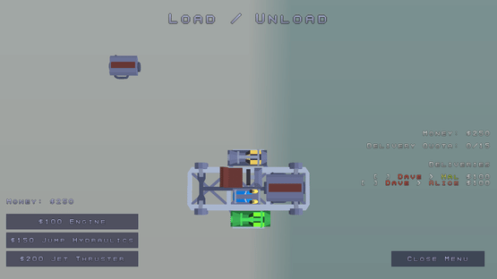 Build-A-Delivery Screenshot
