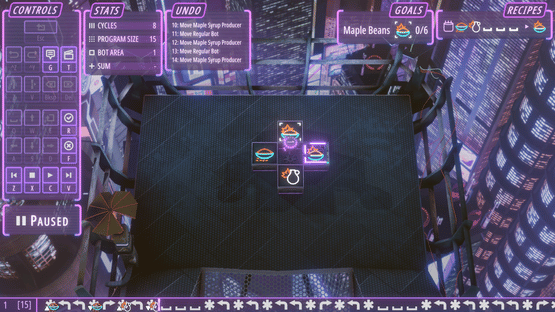 Neon Noodles: Cyberpunk Kitchen Automation Screenshot