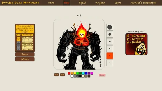 Doodle Dice Monsters screenshot 2