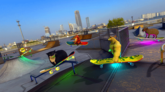 Skateboard Drifting Simulator with Maxwell Cat: The Game Screenshot