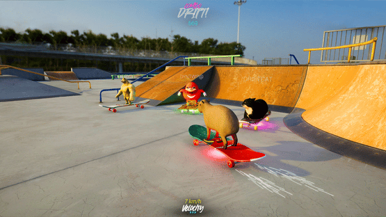 Skateboard Drifting Simulator with Maxwell Cat: The Game Screenshot