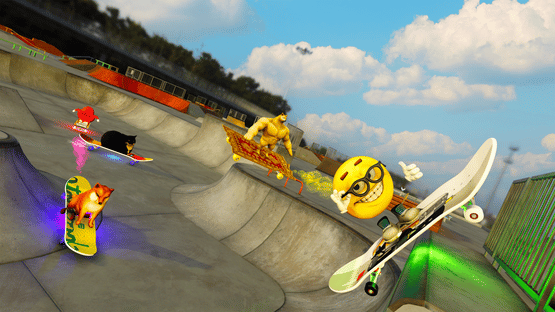 Skateboard Drifting Simulator with Maxwell Cat: The Game Screenshot