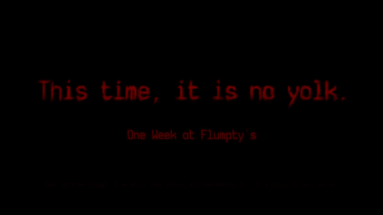 One Week at Flumpty's Screenshot