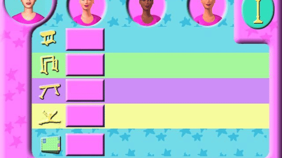 Barbie's Team Gymnastics Screenshot