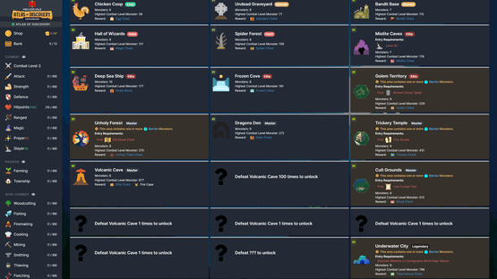 Melvor Idle: Atlas of Discovery Screenshot