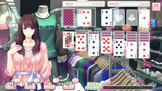 Pretty Girls Klondike Solitaire Plus Screenshot