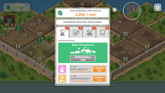 Idle Zoo Park Screenshot