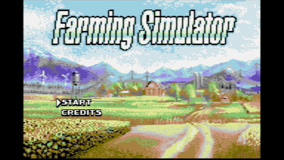Farming Simulator C64 Edition Screenshot