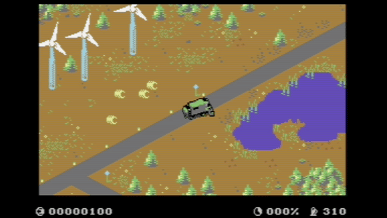 Farming Simulator C64 Edition Screenshot