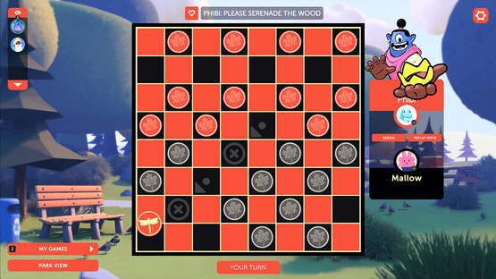 Checkers in the Park Screenshot