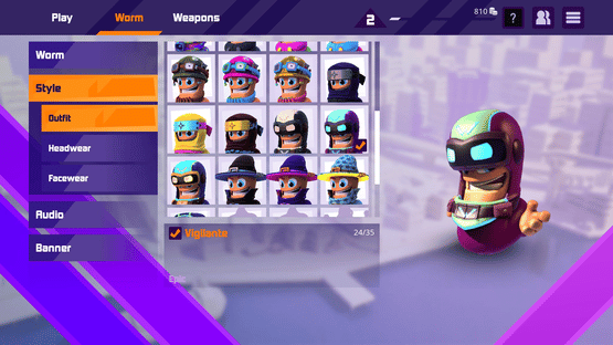 Worms Rumble: Action All-Stars Pack Screenshot
