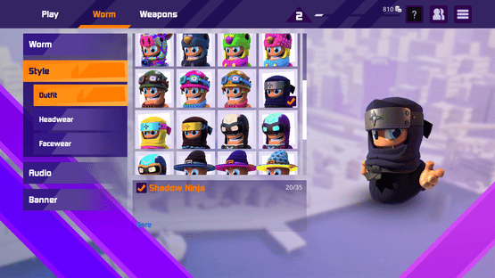 Worms Rumble: Action All-Stars Pack Screenshot