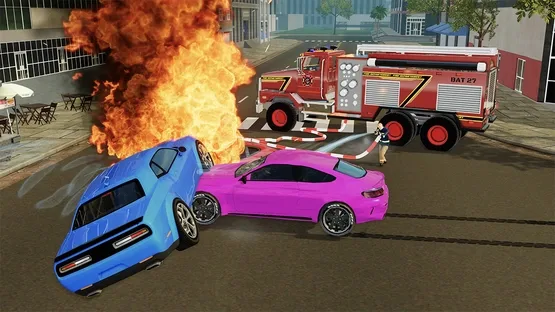 Rescue Team 911 Simulator: Ambulance, Police, Firefighter screenshot 6
