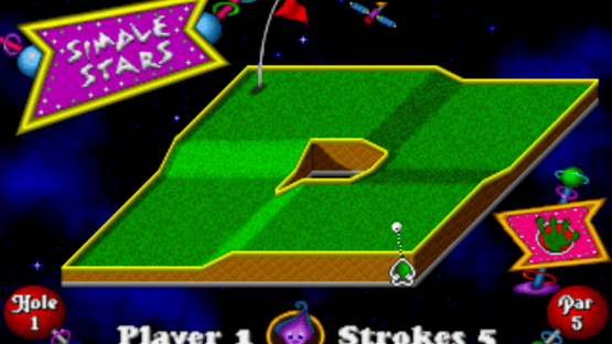 Fuzzy's World of Miniature Space Golf Screenshot