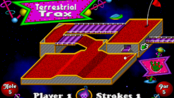 Fuzzy's World of Miniature Space Golf Screenshot