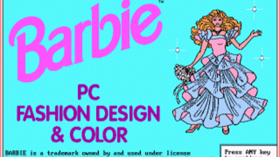 Barbie PC Fashion Design & Color Screenshot