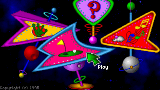 Fuzzy's Cosmic Space Golf Screenshot